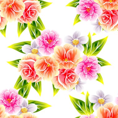 Kusursuz çiçek deseni