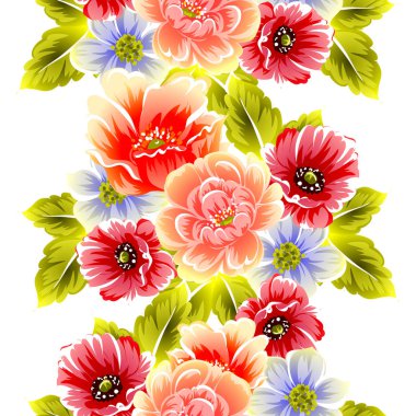 Kusursuz çiçek deseni