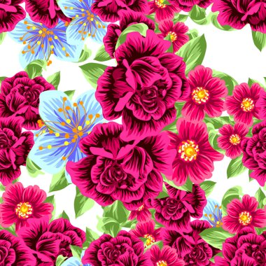 Kusursuz çiçek deseni