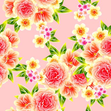 Kusursuz çiçek deseni