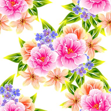 Kusursuz çiçek deseni