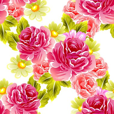 Kusursuz çiçek deseni