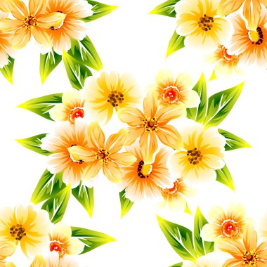 Kusursuz çiçek deseni