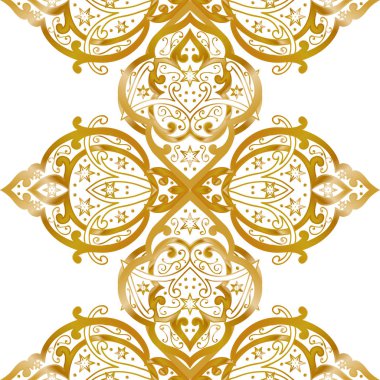 Kusursuz tek renkli süsleme deseni