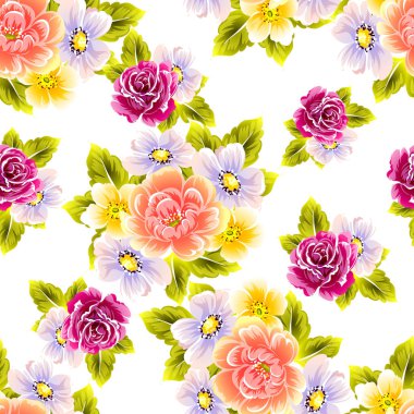 Kusursuz çiçek deseni