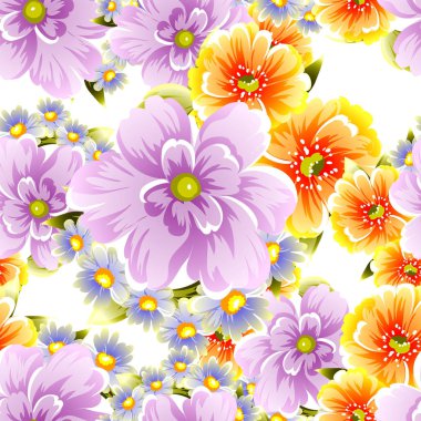 Kusursuz çiçek deseni