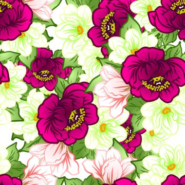 Kusursuz çiçek deseni