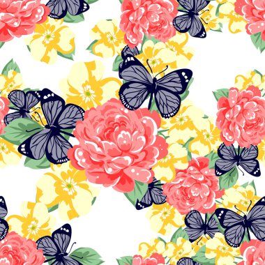 Kusursuz çiçek deseni