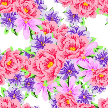 Kusursuz çiçek deseni