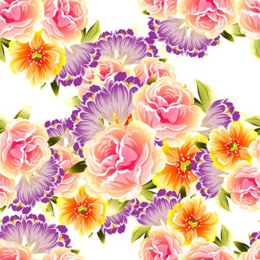 Kusursuz çiçek deseni