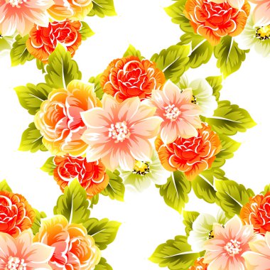 Kusursuz çiçek deseni