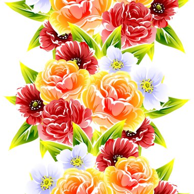 Kusursuz çiçek deseni