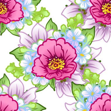 Kusursuz çiçek deseni