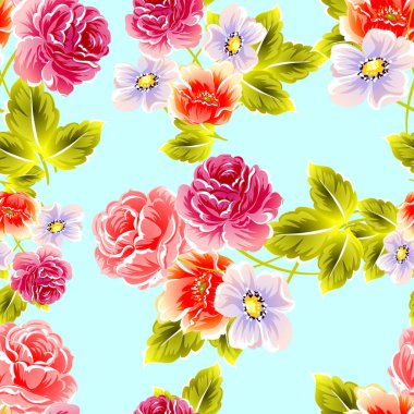 Kusursuz çiçek deseni