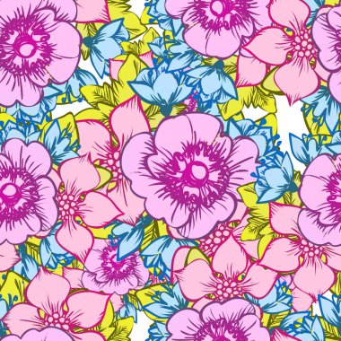 Kusursuz çiçek deseni