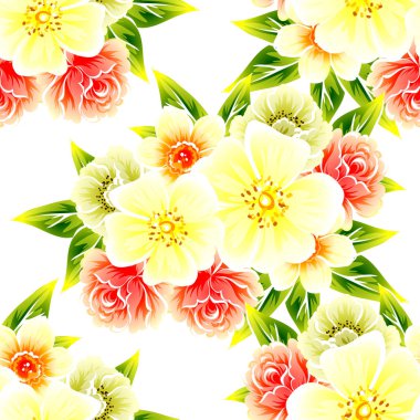 Kusursuz çiçek deseni