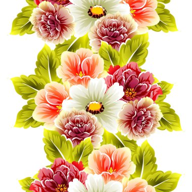 Kusursuz çiçek deseni