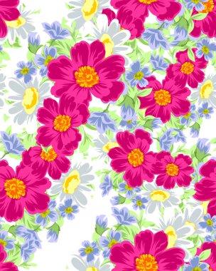 Kusursuz çiçek deseni