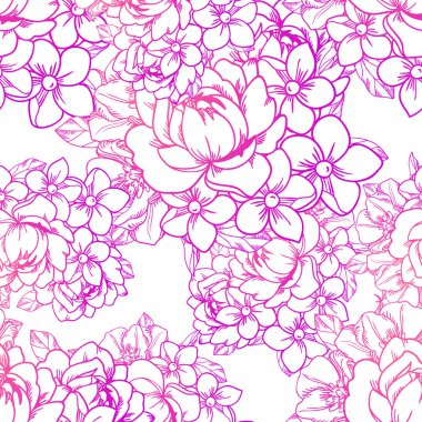 Kusursuz çiçek deseni