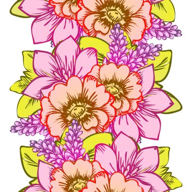 Kusursuz çiçek deseni