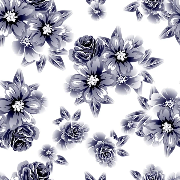 Seamless floral pattern — Stock Vector