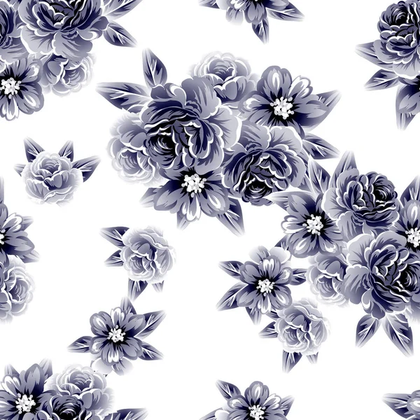 Seamless floral pattern — Stock Vector