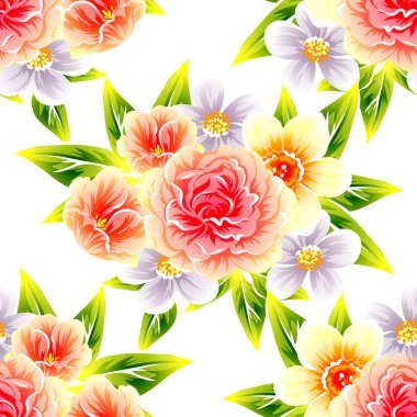 Kusursuz çiçek deseni