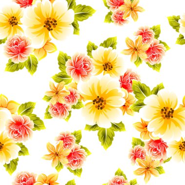 Kusursuz çiçek deseni