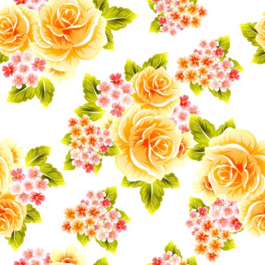 Kusursuz çiçek deseni