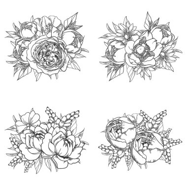 Dikişsiz çiçek arka plan vektör çizim 