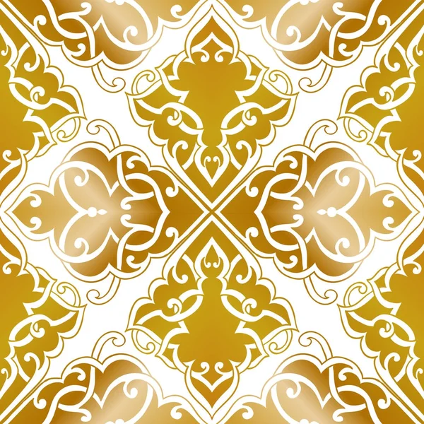 Sorunsuz vintage tarzı süslü tasarlamak. Kontur dekoratif öğeler