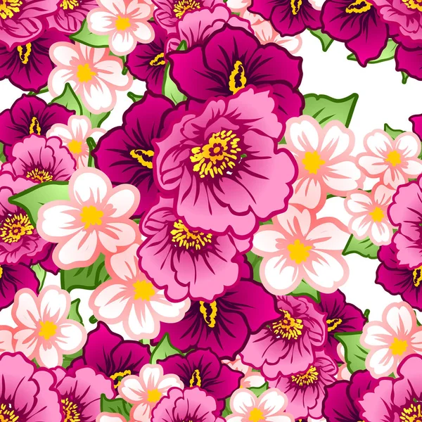 ปแบบดอกไม นเทจไร รอยต องค ประกอบดอกไม ในส — ภาพเวกเตอร์สต็อก