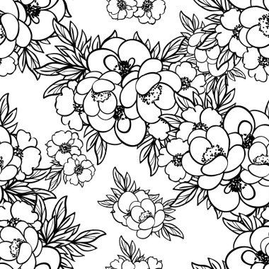 İnanılmaz çiçekler çiçek açan vektör çizimi