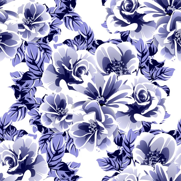 Amazing Flowers Blossom Vector Illustration — Stock Vector