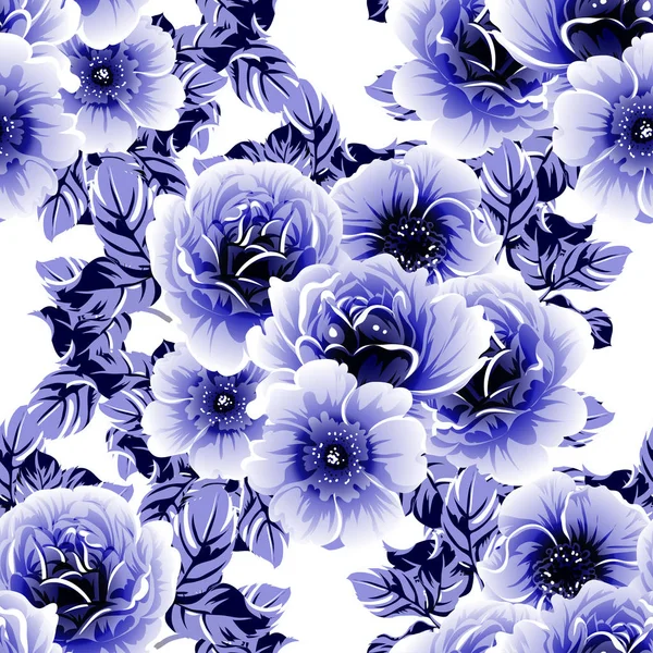 Increíble Flores Flor Vector Ilustración — Vector de stock