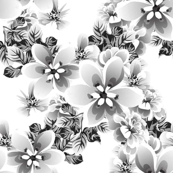 Incrível Flores Flor Banner Modelo Simplesmente Ilustração Vetorial — Vetor de Stock
