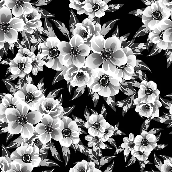 Erstaunliche Blumen Blühen Banner Vorlage Einfach Vektorillustration — Stockvektor