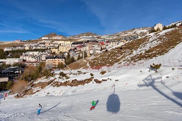 Ski de montagne - Pradollano, Sierra Nevada, Espagne — Photo