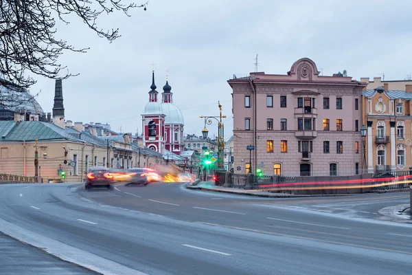 Eglise de Panteleimonovskaya au coucher du soleil — Photo