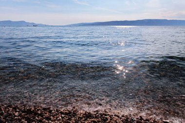 Gün batımında - Senj, Hırvatistan Adriyatik Denizi