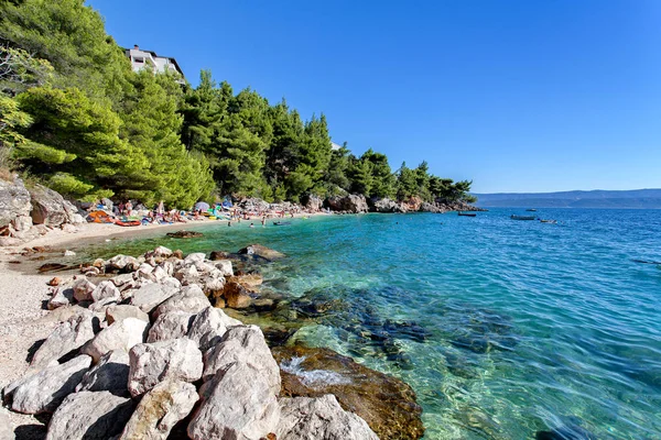 アドリア海沿岸のダルマチア、クロアチアのマカルスカ リビエラ — ストック写真