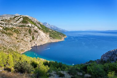Adriyatik Denizi - Makarska riviera, Dalmaçya, Hırvatistan
