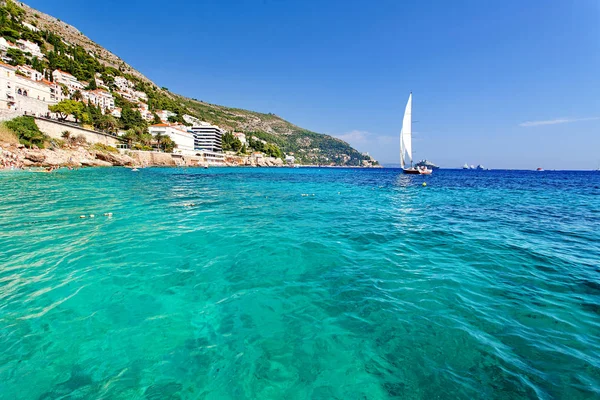 Mar Adriático - Dubrovnik, Dalmácia, Croácia — Fotografia de Stock