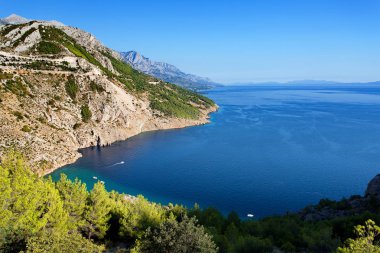 Adriyatik Denizi - Makarska Riviera (yakındaki Makarska), Dalmaçya, Hırvatistan