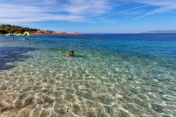 Mar Adriático - Makarska, Dalmácia, Croácia — Fotografia de Stock