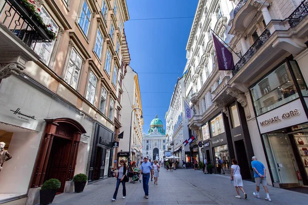 Rue dans le centre de Vienne, Autriche — Photo