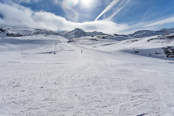 Ski de montagne - Italie, Vallée d'Aoste, Breuil-Cervinia, Val d'Aoste, Cervinia — Photo