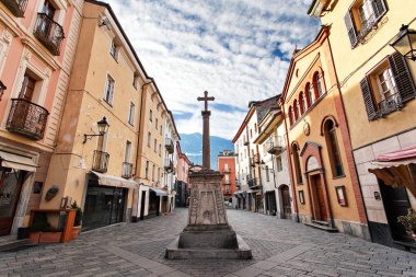 Aosta eski kasaba Valle d'aosta, İtalya