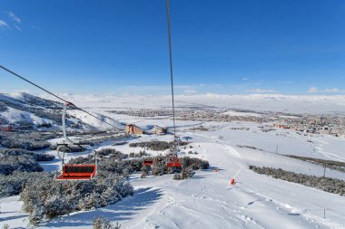 Palandöken, Erzurum, Türkiye - dağ Kayak ve snowboard