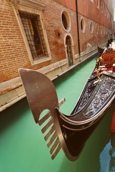 Venice Veneto Itália Canal Típico Veneza — Fotografia de Stock